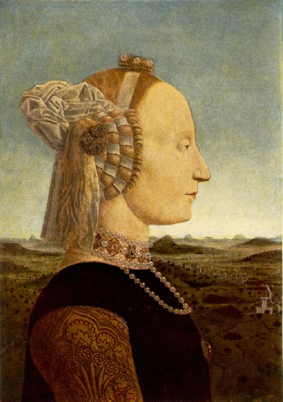 Piero della Francesca Portrait of Battista Sforza oil painting image